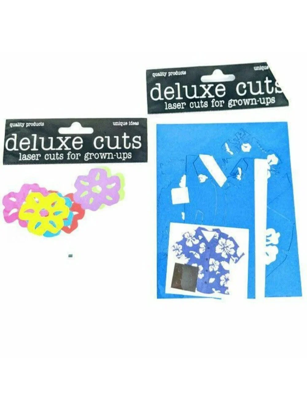 Aloha Hawaii Vacation Scrapbook Deluxe Cuts - Tropical Laser Cut Paper Pieces